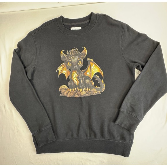 Goodfellow & Co Other - Goodfellow & Co Men's Dragon Graphic Fleece Crewneck Pullover Sweatshirt M
